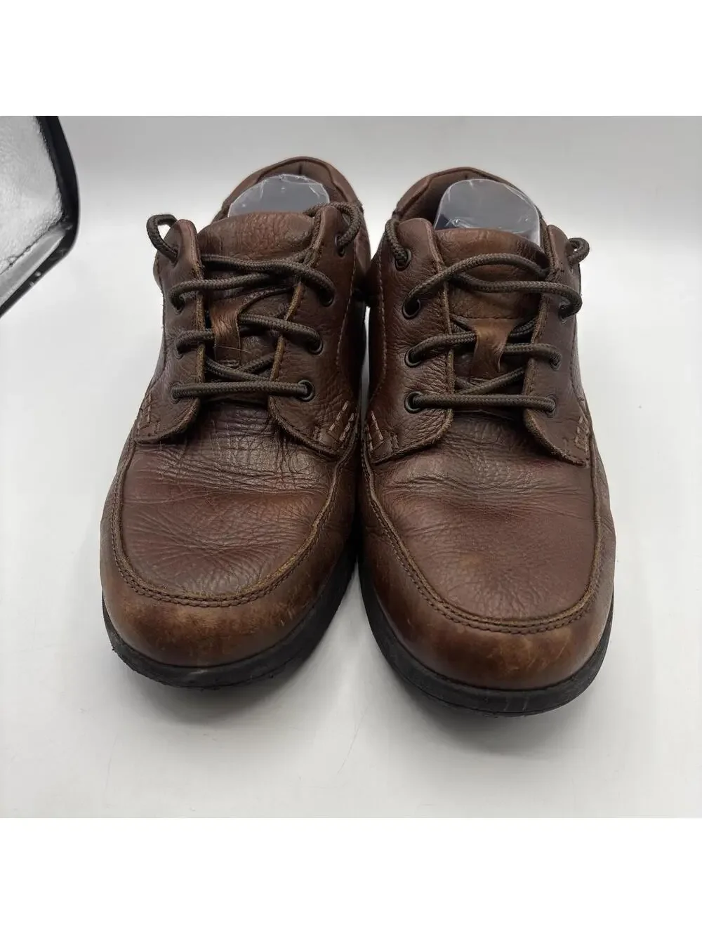 Nunn Bush Shoes  Men 12 M Brown Leather Comfort Gel Walking Lace Lightweight